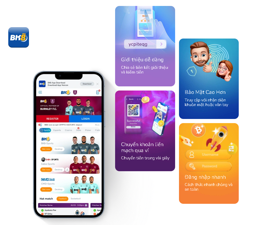 BK8 - Nhà Cái Uy Tín Số 1 Châu Á Casino & Thể Thao Online 89 App